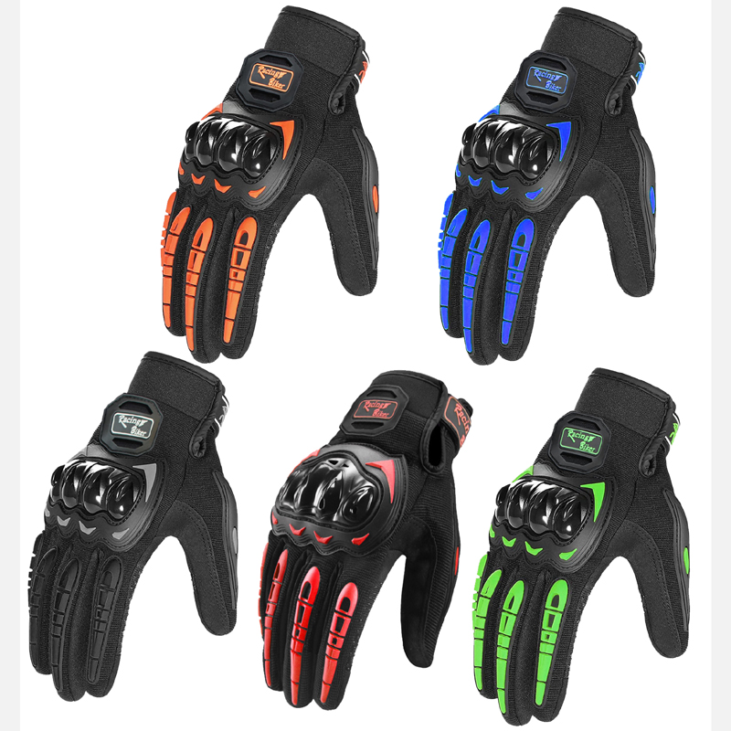 Motorcycle Gear Blue - Motorcycle Racing Gloves Men Summer Breathable