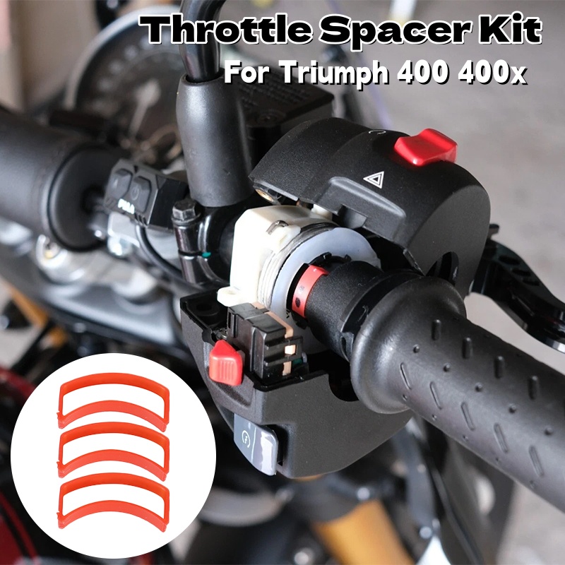 Motorcycle Gear Equipment - 3Pcs Motorcycle Throttle Spacer Kit Motorcycle