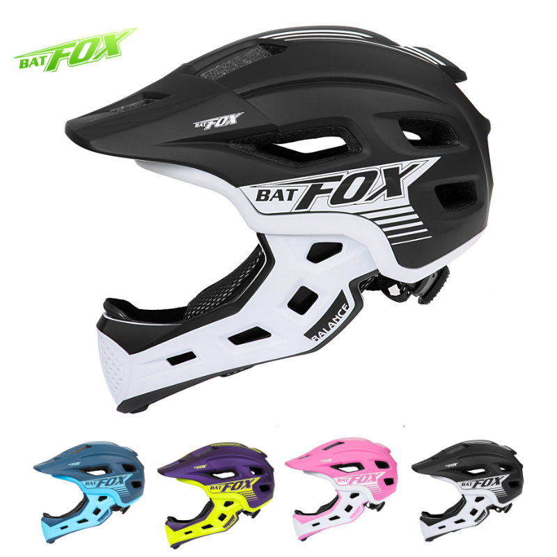 Motorcycle Gear Kids - BATFOX Bike Helmet Kids Full Face