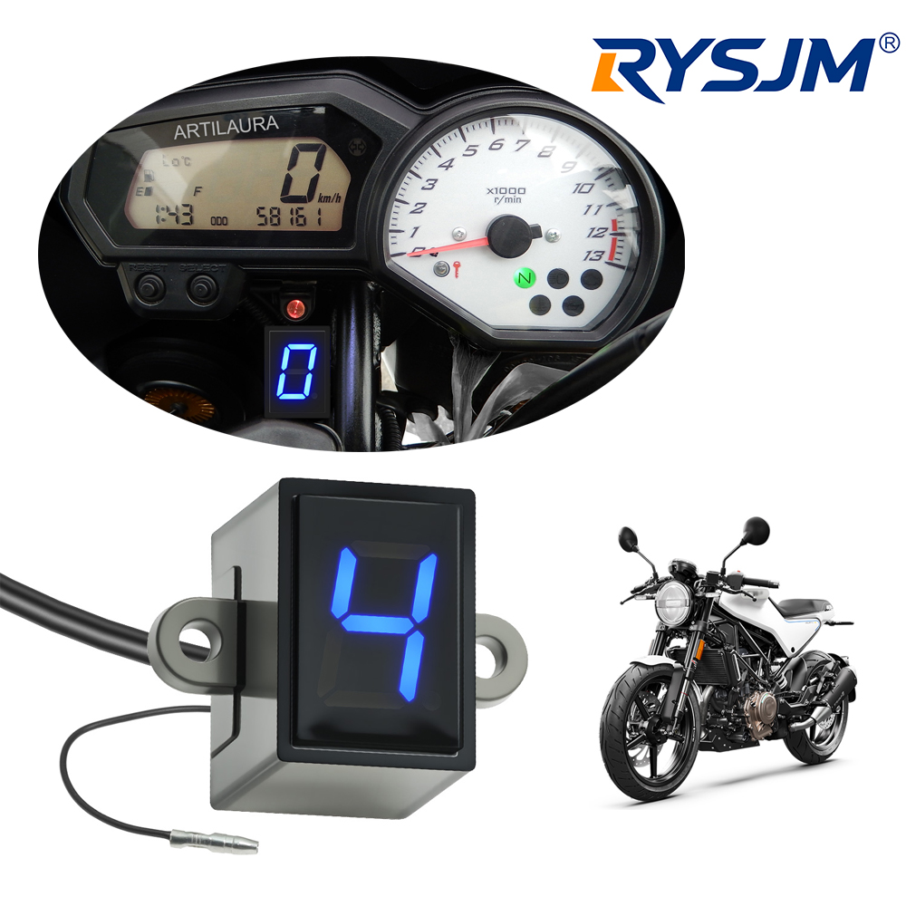 Motorcycle Gear Blue - Super 6 Speed Display Universal Motorcycle