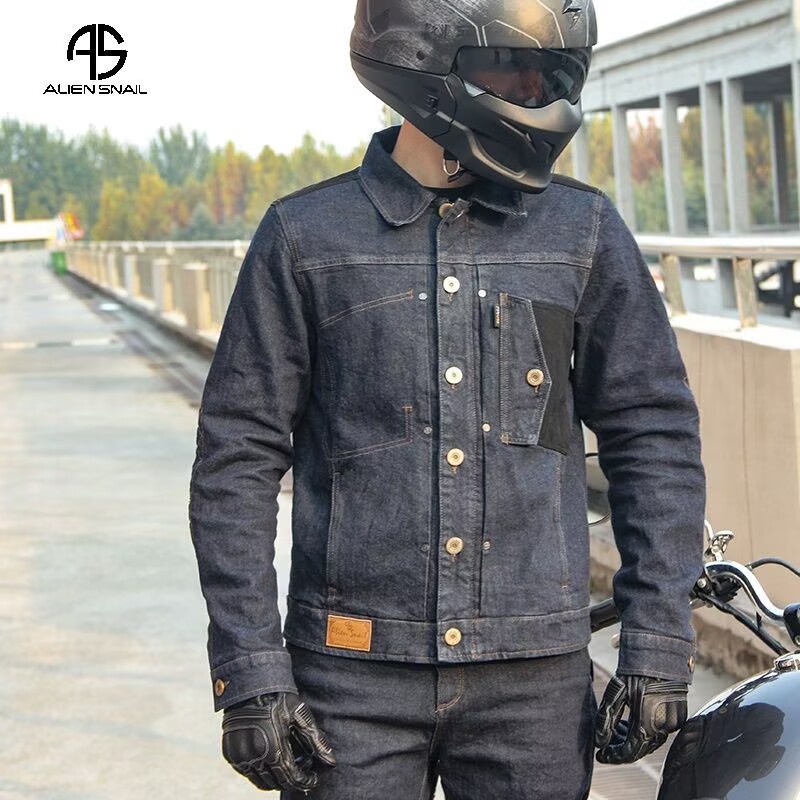 Motorcycle Gear Blue - Retro Motorcycle Jeans Blue Riding Jean