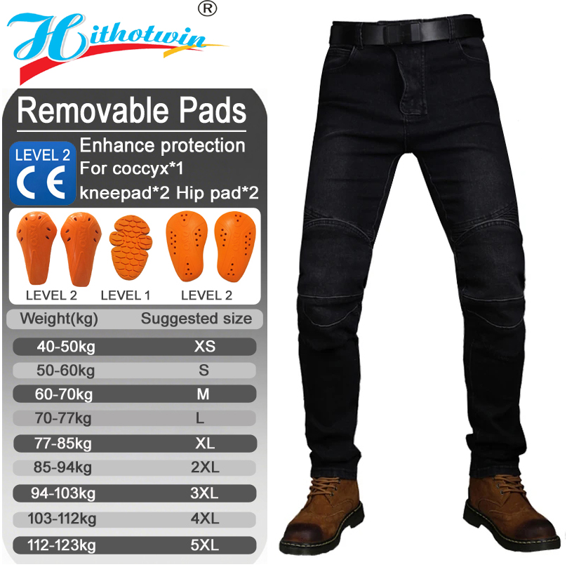 Motorcycle Jeans Men Blue Dirt - Motorcycle Gear Blue ulasan dan harga