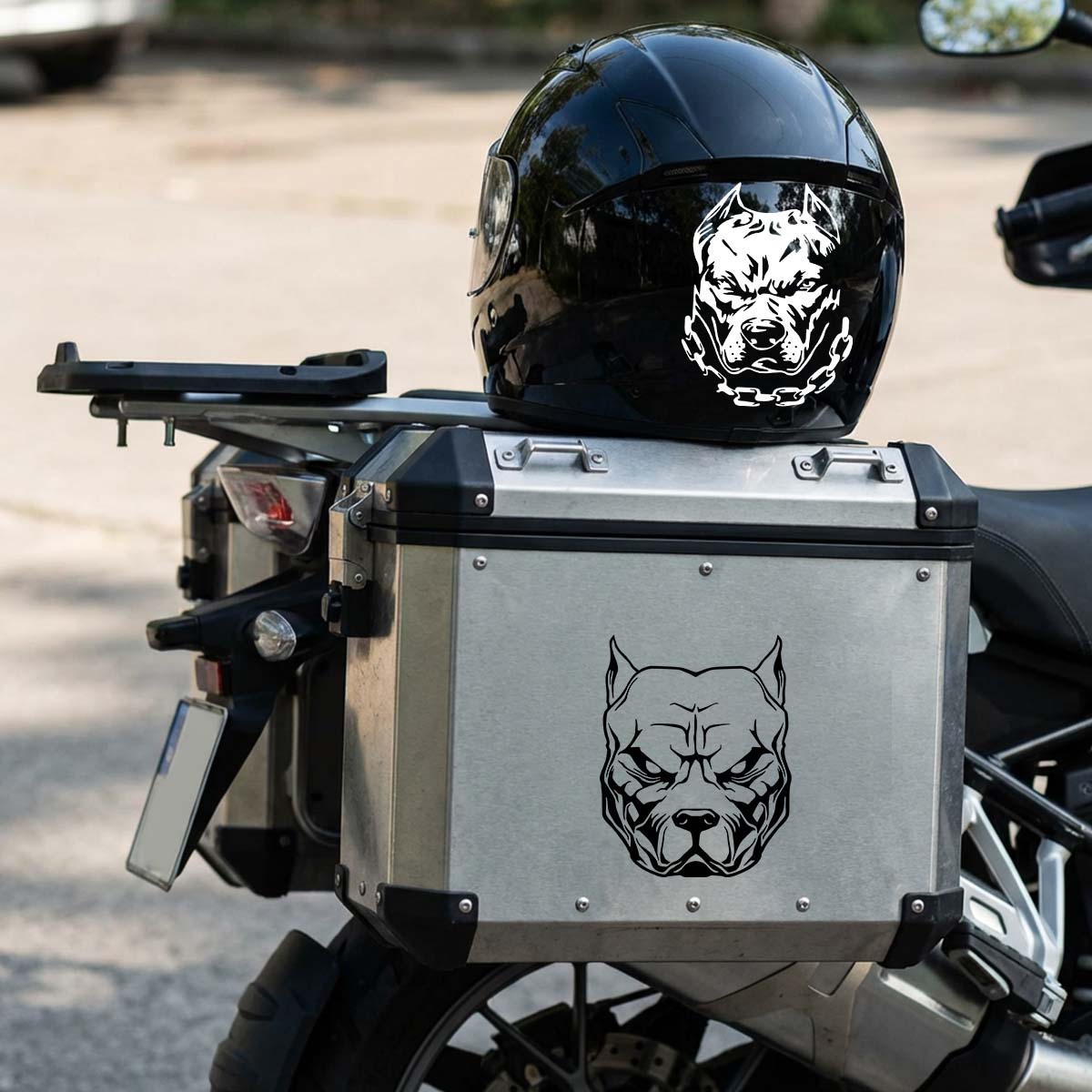 2PCS/SET Multicolor Pitbull Do - Motorcycle Gear For Dogs ulasan dan harga