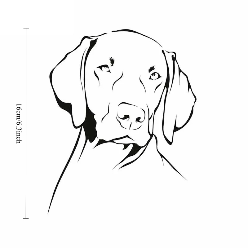 Weimaraner Dog Outline Waterpr - Motorcycle Gear For Dogs ulasan dan harga