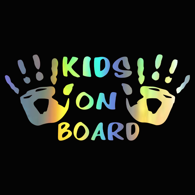 3D Car Sticker KIDS ON BOARD C - Motorcycle Gear Kids ulasan dan harga