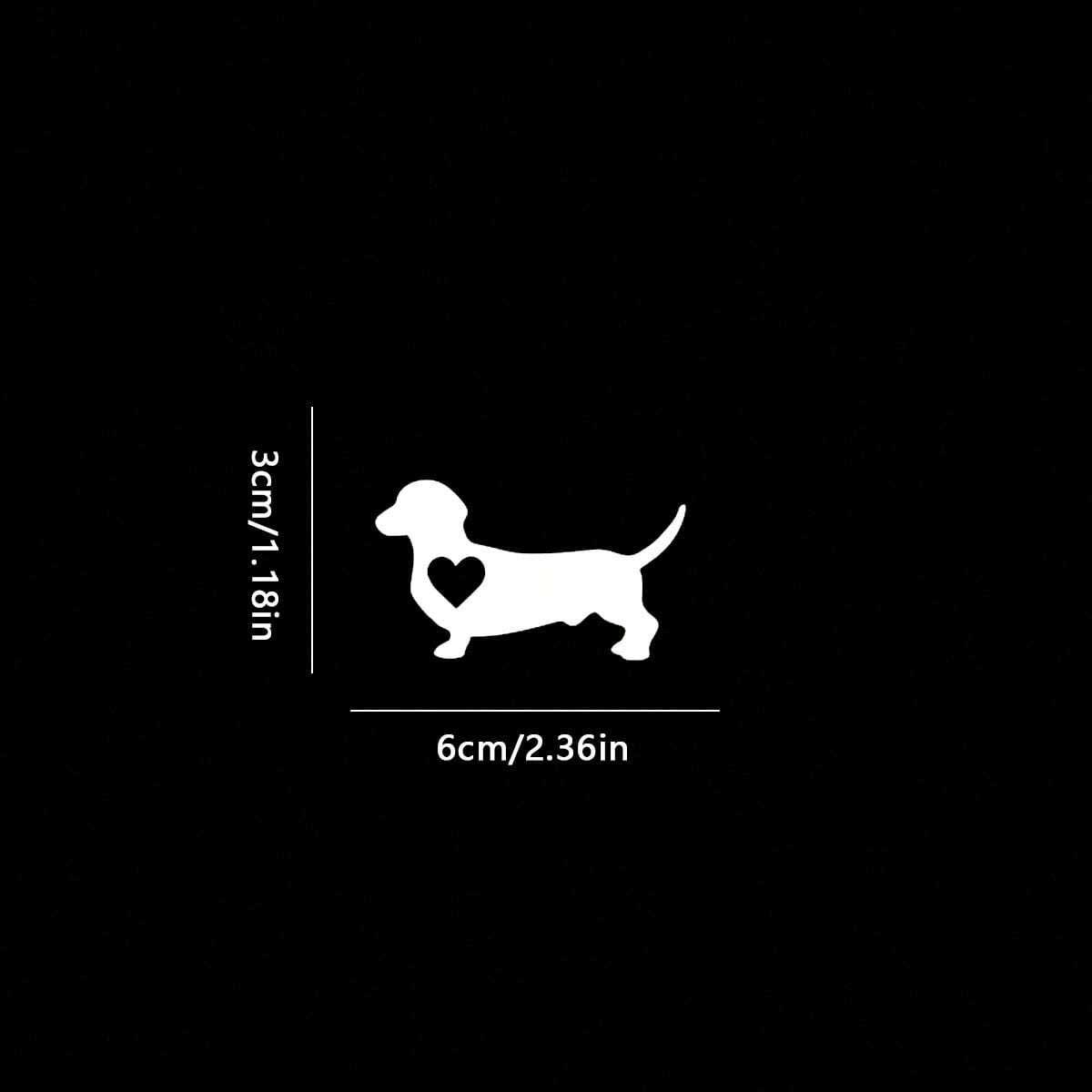 1 Pack Shape Dachshund Car Sti - Motorcycle Gear For Dogs ulasan dan harga