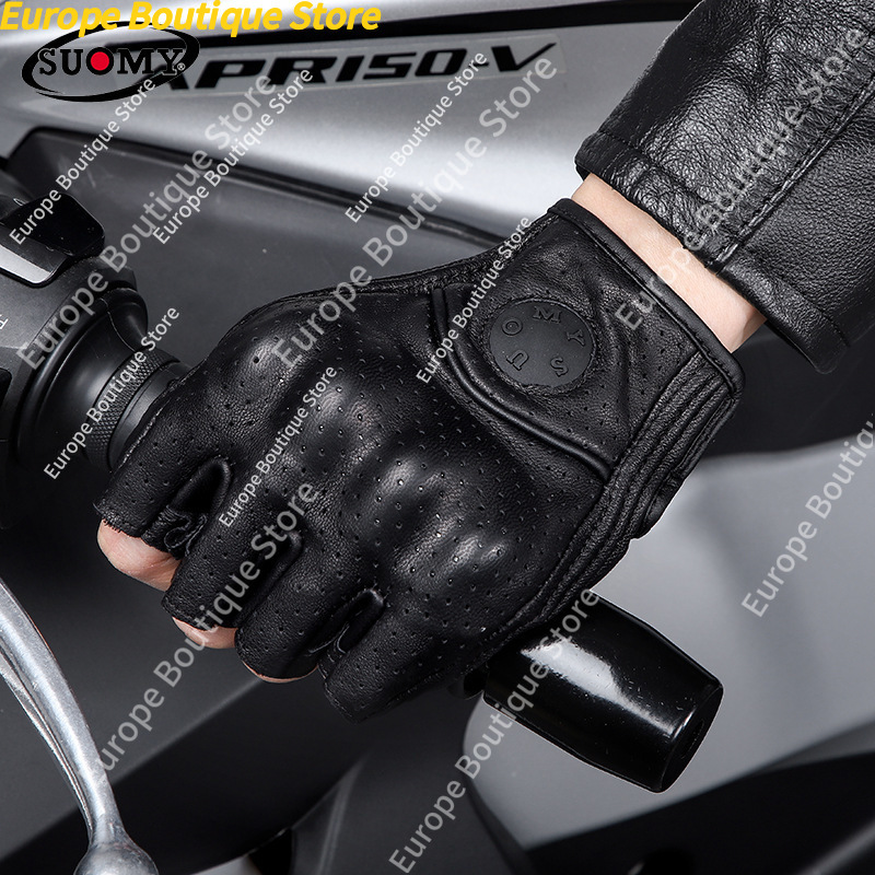 Retro Half Finger Motorcycle G - Motorcycle Gear Women ulasan dan harga