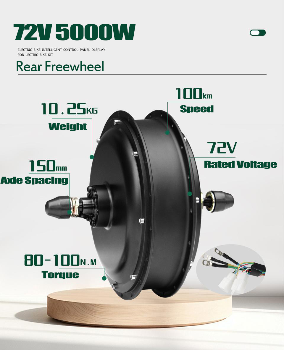 72V 5000W MTX39 EBike Motor Wh - Motorcycle Gear Hub ulasan dan harga