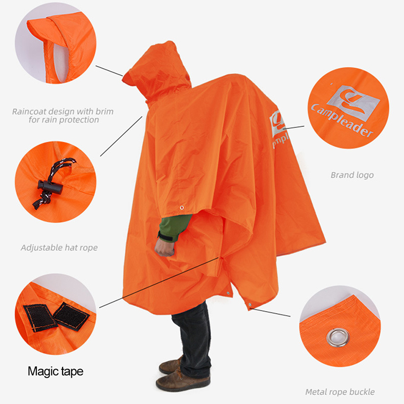 3 In 1 Outdoor Raincoat Hooded - Motorcycle Rain Suit ulasan dan harga