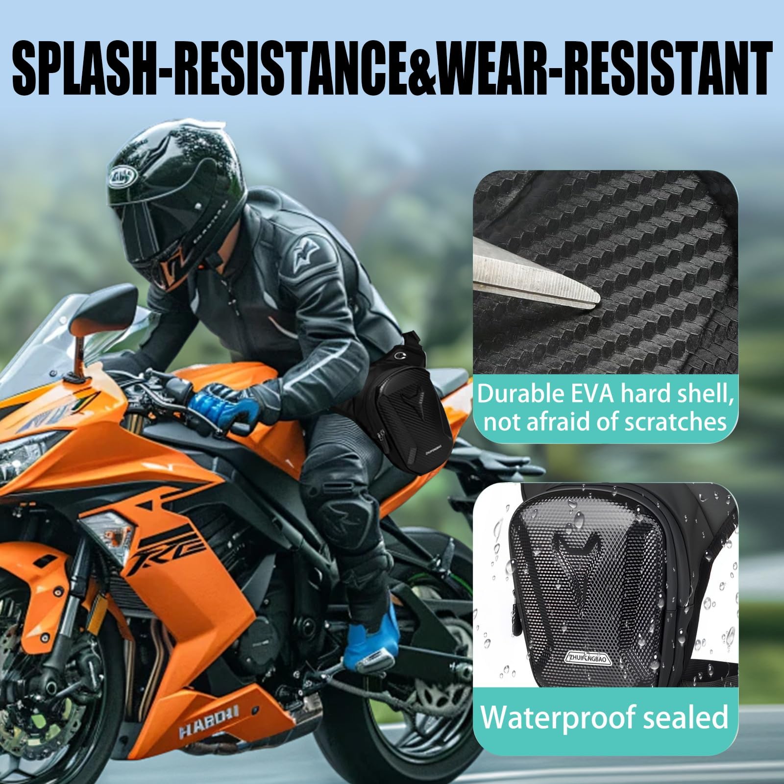 Waterproof Motorcycle Drop Leg - Motorcycle Gear On Sale ulasan dan harga