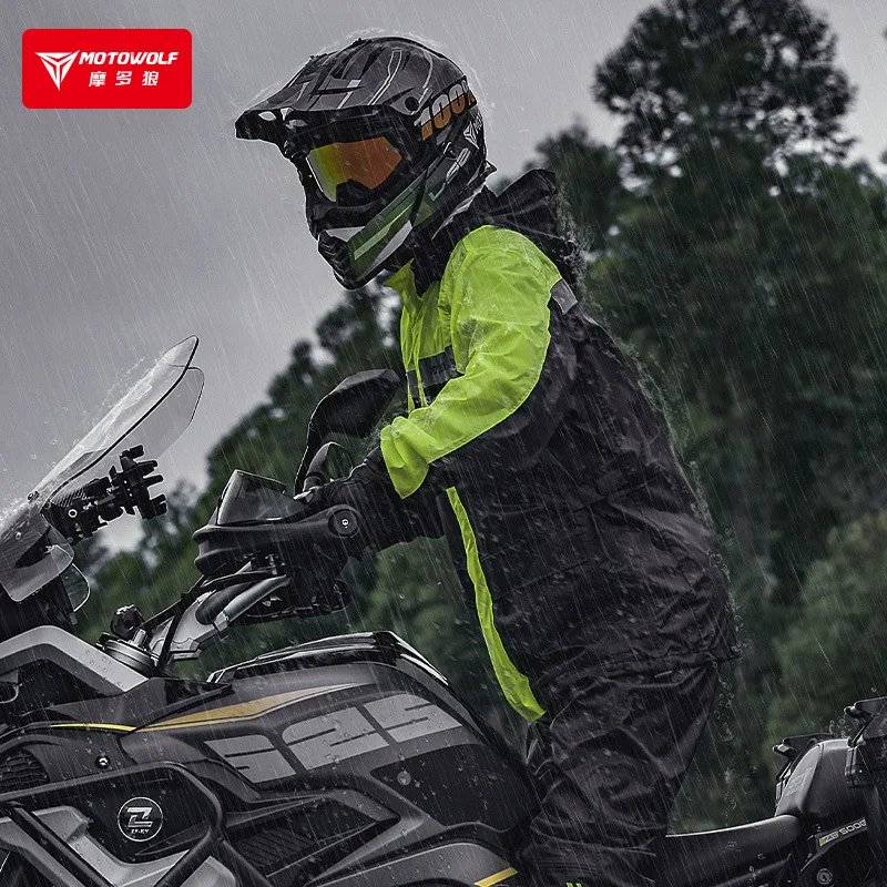 Motowolf Motorcycle Rain Coat  - Motorcycle Rain Suit ulasan dan harga