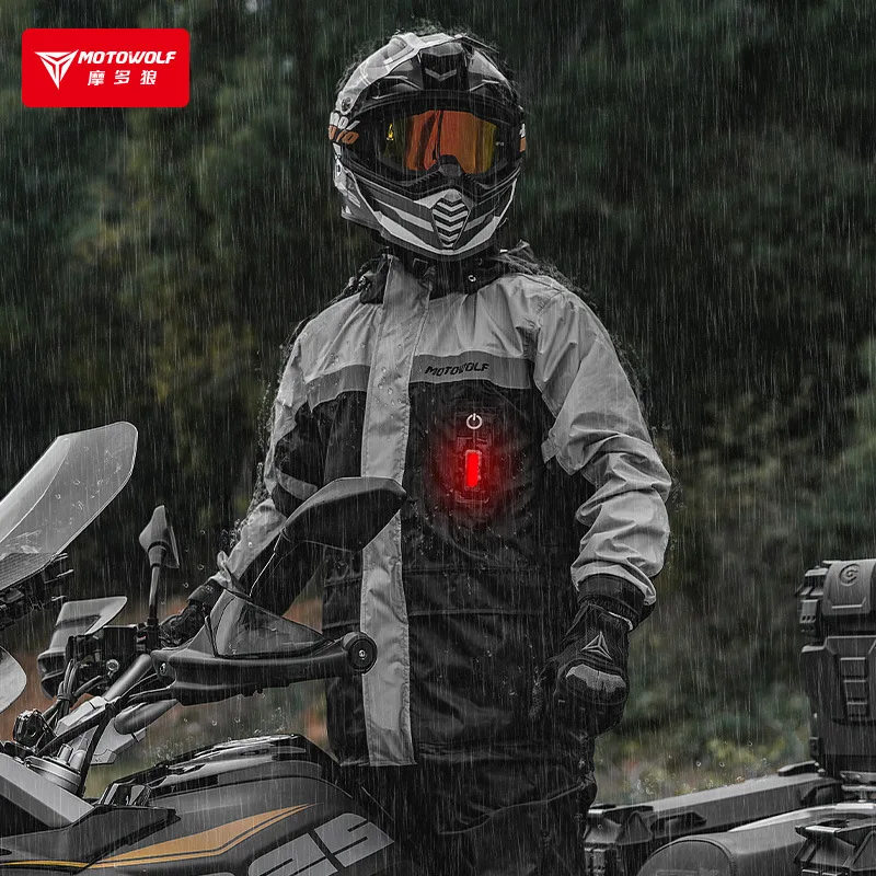 Motowolf Motorcycle Rain Coat  - Motorcycle Rain Suit ulasan dan harga