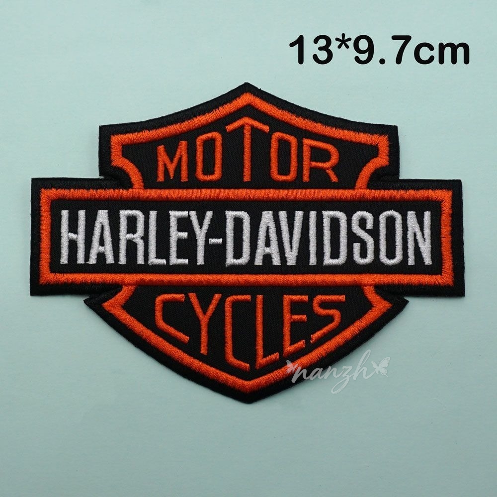 Motorcycle Embroidered Fabric  - Motorcycle Gear Harley Davidson ulasan dan harga