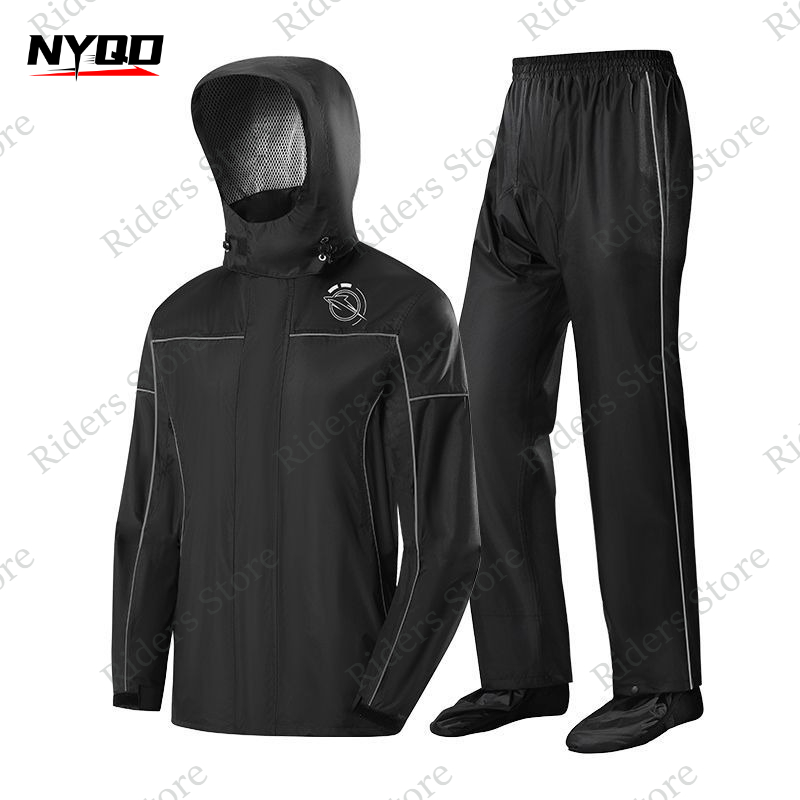 Motorcycle Rain Suit Two-Piece - Motorcycle Rain Suit ulasan dan harga