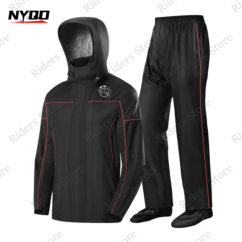 Motorcycle Rain Suit Two-Piece - Motorcycle Rain Suit ulasan dan harga