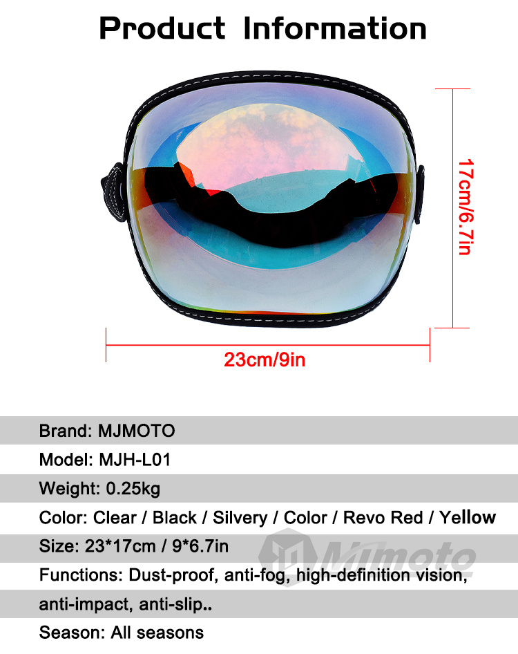 Retro Motorcycle Goggles Full  - Motorcycle Gear Women ulasan dan harga