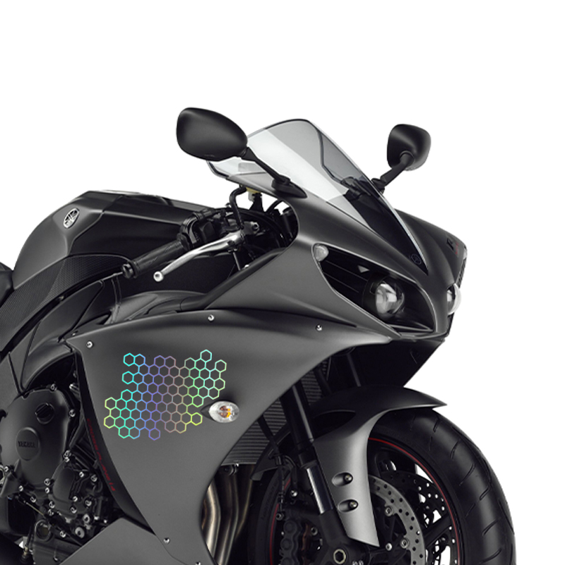Motorcycle Sticker Honeycomb H - Motorcycle Gear Hub ulasan dan harga