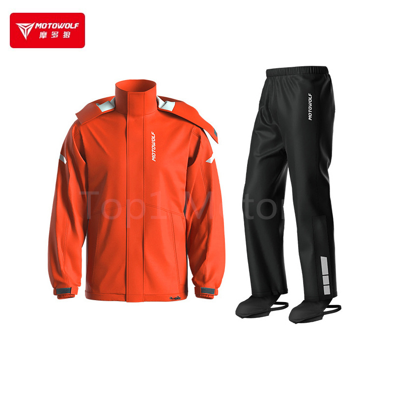 Men Motorcycle Rainsuit Parkas - Motorcycle Rain Suit ulasan dan harga