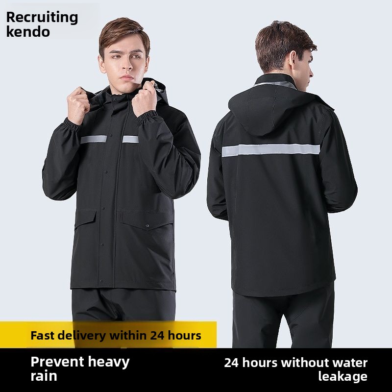 9XL Fat Man Reflective Waterpr - Motorcycle Rain Suit ulasan dan harga