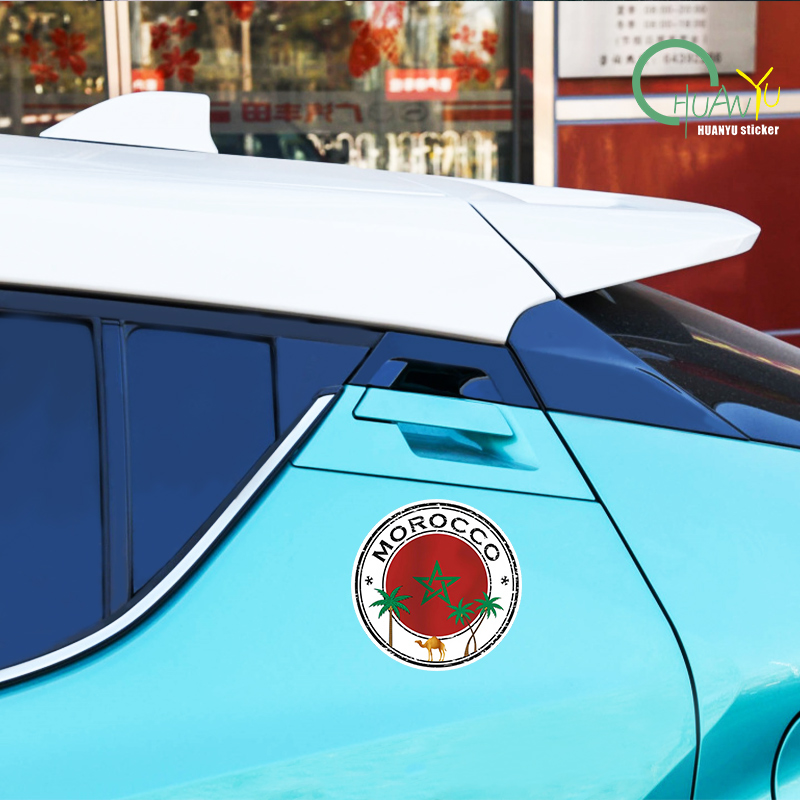 Creative Morocco Stickers Moro - Motorcycle Gear Hub ulasan dan harga