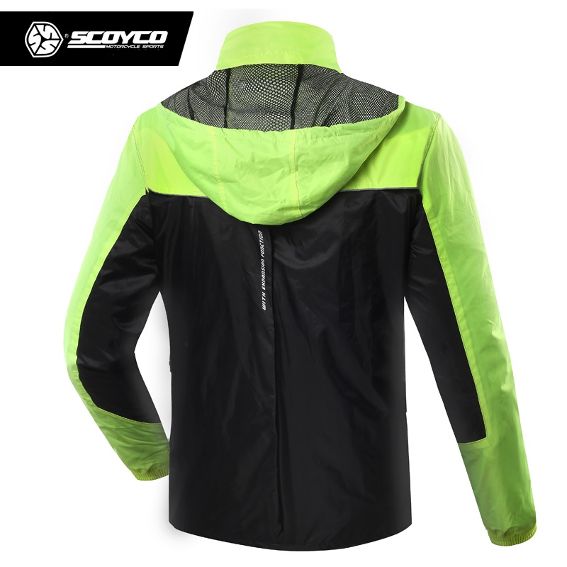 SCOYCO Motorcycle Riding Rainc - Motorcycle Rain Suit ulasan dan harga