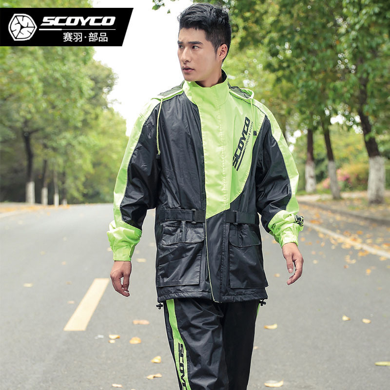 SCOYCO Motorcycle Riding Rainc - Motorcycle Rain Suit ulasan dan harga