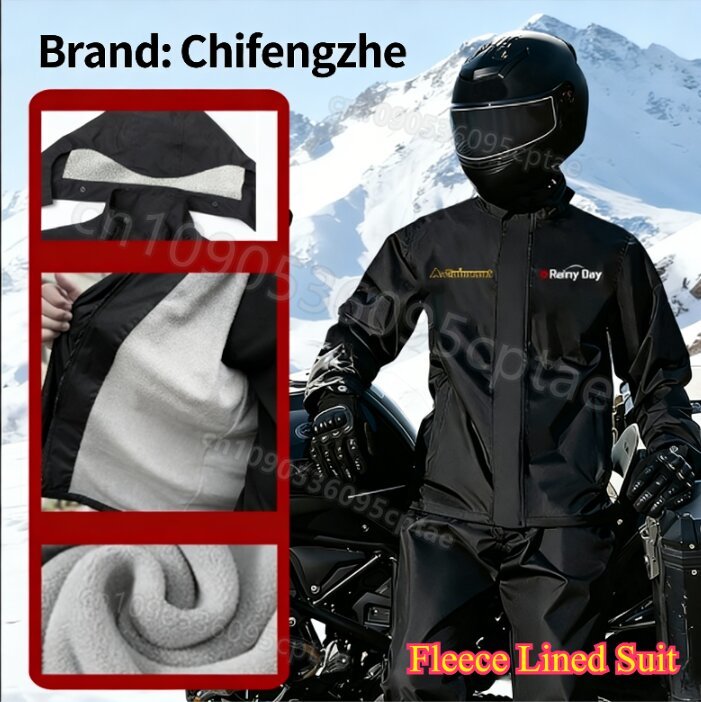 Waterproof Split Motorcycle Ra - Motorcycle Rain Suit ulasan dan harga