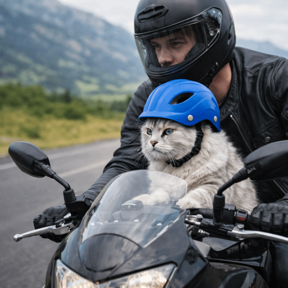 Pet Headgear Adjustable Dog He - Motorcycle Gear For Dogs ulasan dan harga