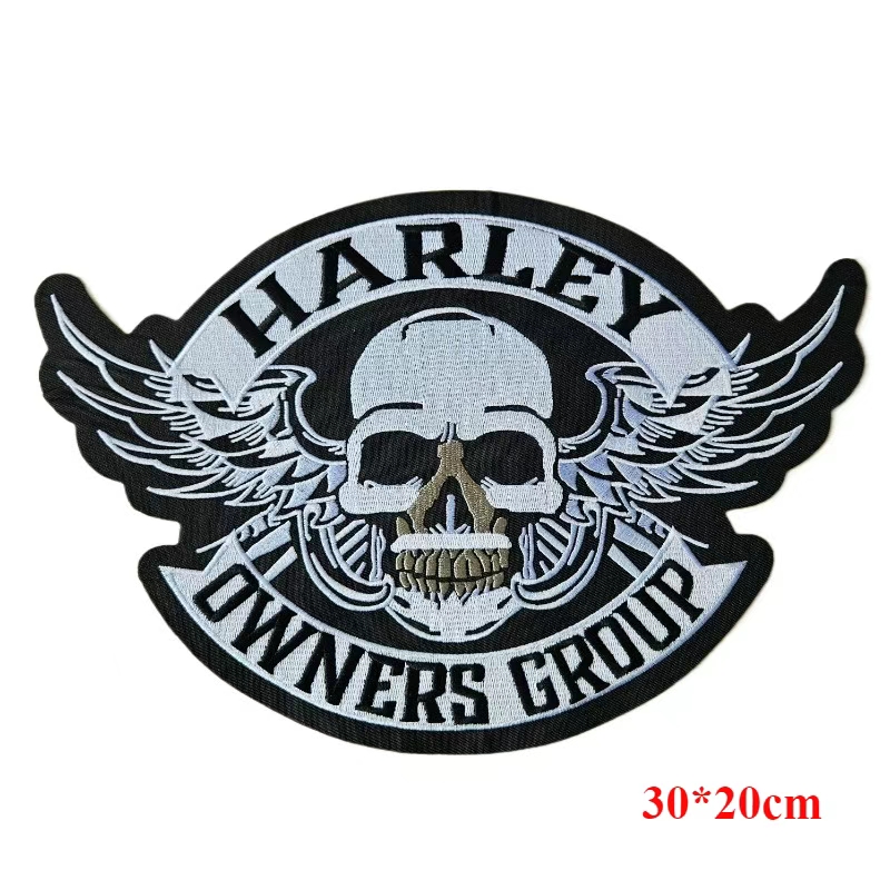 Leather Jacket Patch Label Bac - Motorcycle Gear Harley Davidson ulasan dan harga