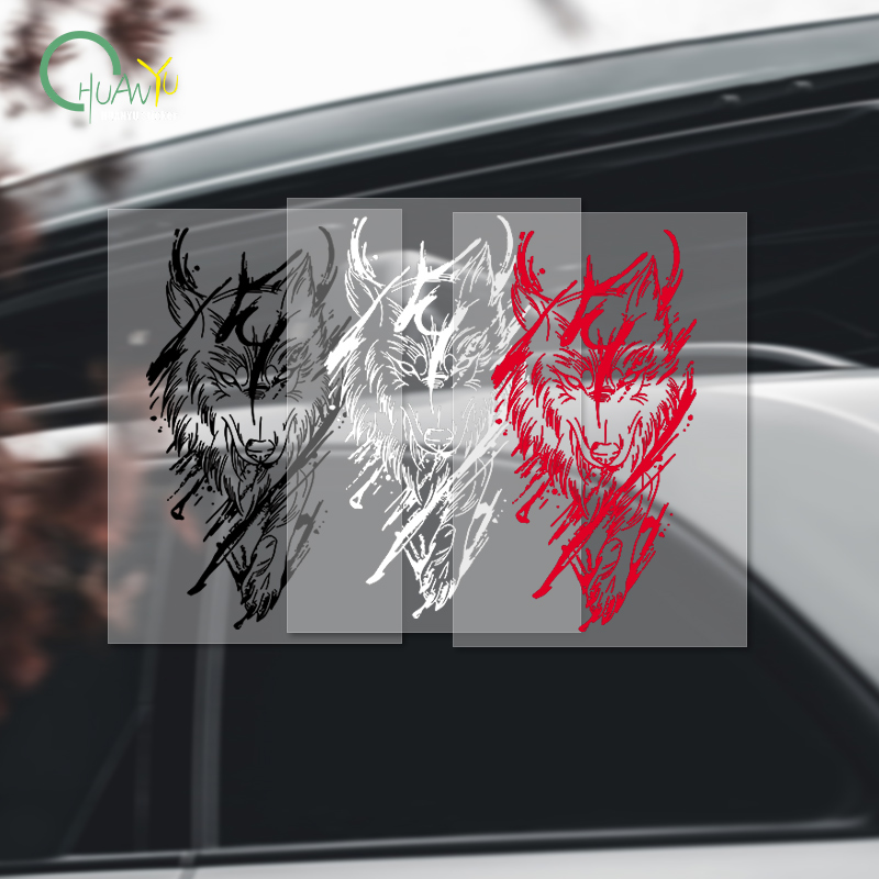Dark magic wolf car decals car - Motorcycle Gear Hub ulasan dan harga