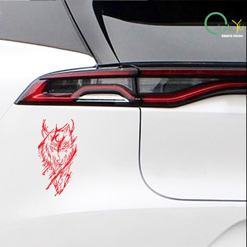 Dark magic wolf car decals car - Motorcycle Gear Hub ulasan dan harga