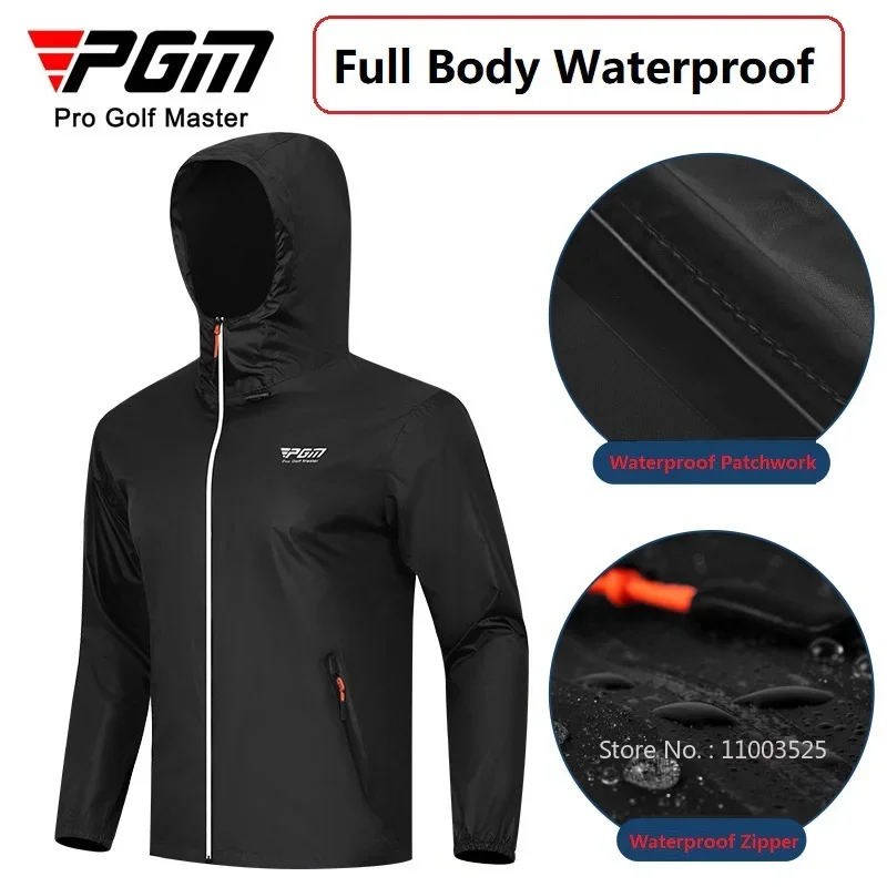 Pgm Men Golf Raincoat Rain Pan - Motorcycle Rain Suit ulasan dan harga