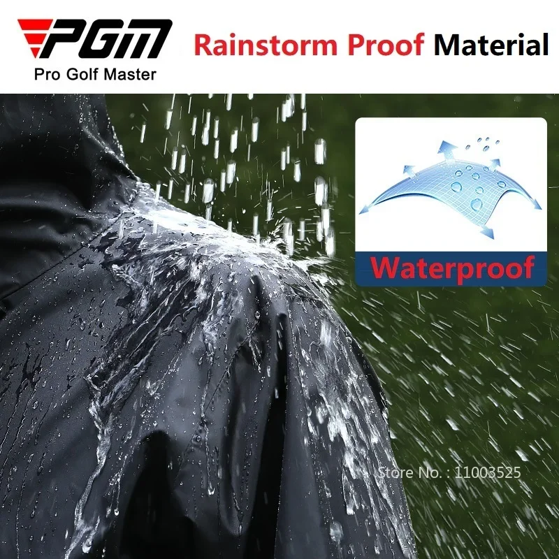 Pgm Men Golf Raincoat Rain Pan - Motorcycle Rain Suit ulasan dan harga