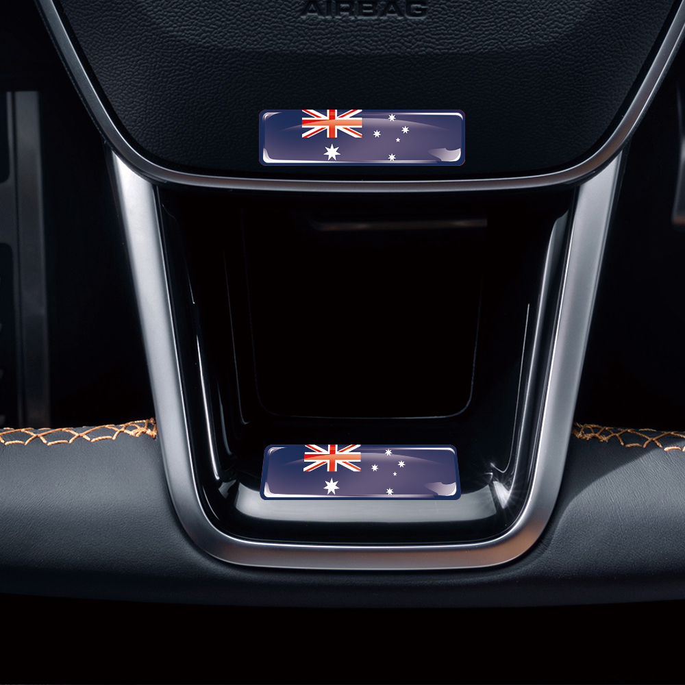 Australia Flag 3D Epoxy Resin  - Motorcycle Gear Australia ulasan dan harga